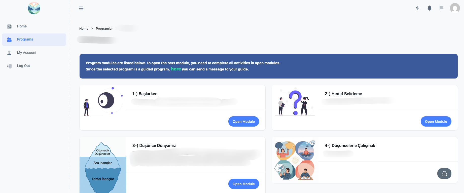 Client Panel Screenshot